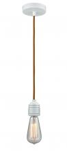 Innovations Lighting 100W-10CR-2W - Winchester - 1 Light - 2 inch - White - Cord hung - Mini Pendant