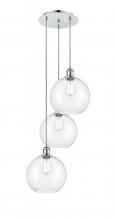 Innovations Lighting 113B-3P-PC-G122-10 - Athens - 3 Light - 17 inch - Polished Chrome - Cord Hung - Multi Pendant