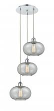 Innovations Lighting 113B-3P-PC-G247 - Gorham - 3 Light - 16 inch - Polished Chrome - Cord Hung - Multi Pendant