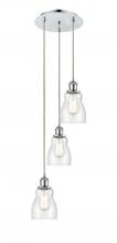 Innovations Lighting 113B-3P-PC-G394 - Ellery - 3 Light - 12 inch - Polished Chrome - Cord Hung - Multi Pendant