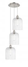 Innovations Lighting 113B-3P-PN-G559-8SDY - Bridal Veil - 3 Light - 12 inch - Polished Nickel - Cord Hung - Multi Pendant