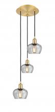 Innovations Lighting 113B-3P-SG-G92 - Fenton - 3 Light - 13 inch - Satin Gold - Cord Hung - Multi Pendant