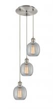 Innovations Lighting 113B-3P-SN-G105 - Belfast - 3 Light - 13 inch - Brushed Satin Nickel - Cord Hung - Multi Pendant