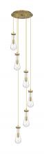 Innovations Lighting 116-451-1P-BB-G451-4CL - Owego - 6 Light - 16 inch - Brushed Brass - Multi Pendant