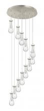 Innovations Lighting 126-451-1P-SN-G451-4CL - Owego - 12 Light - 24 inch - Brushed Satin Nickel - Multi Pendant