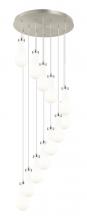 Innovations Lighting 126-451-1P-SN-G451-5GWH - Owego - 12 Light - 24 inch - Brushed Satin Nickel - Multi Pendant