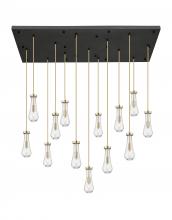 Innovations Lighting 154BK-451-1P-CB-G451-4CL - Owego - 13 Light - 54 inch - Brushed Champagne Bronze - Multi Pendant