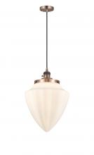 Innovations Lighting 201CSW-AC-G661-12 - Bridgeton - 1 Light - 16 inch - Antique Copper - Cord hung - Mini Pendant