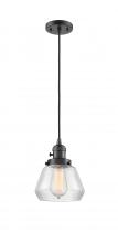 Innovations Lighting 201CSW-OB-G172 - Fulton - 1 Light - 7 inch - Oil Rubbed Bronze - Cord hung - Mini Pendant