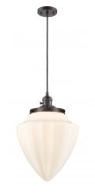 Innovations Lighting 201CSW-OB-G661-12 - Bridgeton - 1 Light - 16 inch - Oil Rubbed Bronze - Cord hung - Mini Pendant