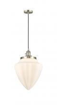 Innovations Lighting 201CSW-SN-G661-12 - Bridgeton - 1 Light - 16 inch - Brushed Satin Nickel - Cord hung - Mini Pendant