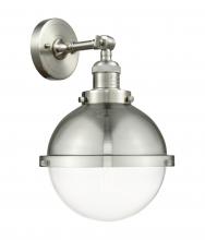 Innovations Lighting 203-SN-HFS-82-SN - Hampden - 1 Light - 9 inch - Brushed Satin Nickel - Sconce