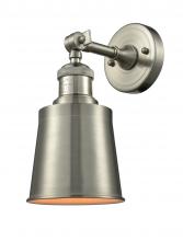 Innovations Lighting 203-SN-M9-SN - Addison - 1 Light - 5 inch - Brushed Satin Nickel - Sconce