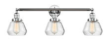 Innovations Lighting 205-PC-G172 - Fulton - 3 Light - 30 inch - Polished Chrome - Bath Vanity Light