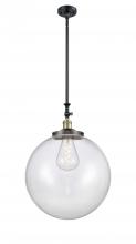 Innovations Lighting 206-BAB-G202-18 - Beacon - 1 Light - 12 inch - Black Antique Brass - Stem Hung - Mini Pendant