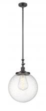 Innovations Lighting 206-OB-G204-14 - Beacon - 1 Light - 12 inch - Oil Rubbed Bronze - Stem Hung - Mini Pendant