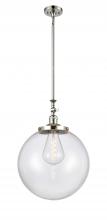 Innovations Lighting 206-PN-G202-16 - Beacon - 1 Light - 16 inch - Polished Nickel - Stem Hung - Mini Pendant