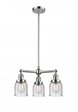 Innovations Lighting 207-PC-G54 - Bell - 3 Light - 19 inch - Polished Chrome - Stem Hung - Chandelier