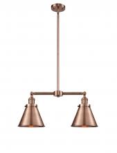 Innovations Lighting 209-AC-M13-AC - Appalachian - 2 Light - 23 inch - Antique Copper - Stem Hung - Island Light