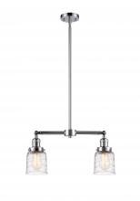 Innovations Lighting 209-PC-G513 - Bell - 2 Light - 21 inch - Polished Chrome - Stem Hung - Island Light