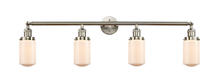 Innovations Lighting 215-SN-G311 - Dover - 4 Light - 43 inch - Brushed Satin Nickel - Adjustable Bath Vanity Light