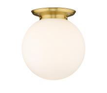 Innovations Lighting 221-1F-SG-G201-16 - Beacon - 1 Light - 16 inch - Satin Gold - Flush Mount