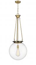 Innovations Lighting 221-1P-BB-G202-16 - Beacon - 1 Light - 16 inch - Brushed Brass - Chain Hung - Pendant