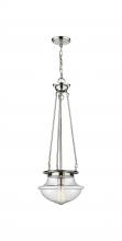 Innovations Lighting 221-1P-PN-G544 - Oxford - 1 Light - 12 inch - Polished Nickel - Pendant