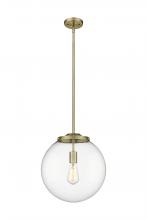 Innovations Lighting 221-1S-AB-G202-14 - Beacon - 1 Light - 16 inch - Antique Brass - Cord hung - Pendant