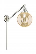 Innovations Lighting 237-SN-G208-8 - Beacon - 1 Light - 8 inch - Brushed Satin Nickel - Swing Arm