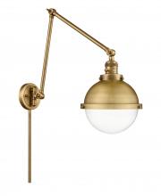 Innovations Lighting 238-BB-HFS-82-BB - Hampden - 1 Light - 9 inch - Brushed Brass - Swing Arm