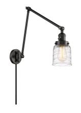 Innovations Lighting 238-BK-G513 - Bell - 1 Light - 8 inch - Matte Black - Swing Arm