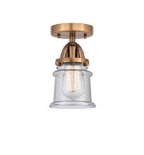 Innovations Lighting 288-1C-AC-G184S - Canton - 1 Light - 5 inch - Antique Copper - Semi-Flush Mount