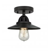 Innovations Lighting 288-1C-BK-M6-BK - Railroad - 1 Light - 8 inch - Matte Black - Semi-Flush Mount