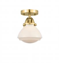 Innovations Lighting 288-1C-SG-G321 - Olean - 1 Light - 7 inch - Satin Gold - Semi-Flush Mount