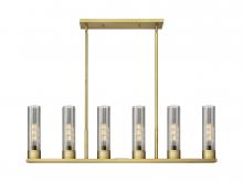 Innovations Lighting 429-6I-BB-G429-11SM - Empire - 6 Light - 44 inch - Brushed Brass - Linear Pendant