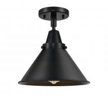 Innovations Lighting 447-1C-BK-M10-BK - Briarcliff - 1 Light - 10 inch - Matte Black - Flush Mount