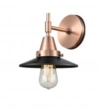 Innovations Lighting 447-1W-AC-M6-BK - Railroad - 1 Light - 8 inch - Antique Copper - Sconce