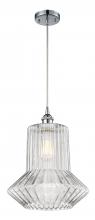 Innovations Lighting 516-1P-PC-G212 - Springwater - 1 Light - 12 inch - Polished Chrome - Cord hung - Mini Pendant