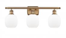 Innovations Lighting 516-3W-BB-G101 - Belfast - 3 Light - 26 inch - Brushed Brass - Bath Vanity Light