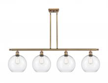 Innovations Lighting 516-4I-BB-G122-10 - Athens - 4 Light - 48 inch - Brushed Brass - Stem Hung - Island Light