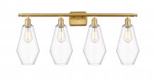 Innovations Lighting 516-4W-SG-G652-7 - Cindyrella - 4 Light - 37 inch - Satin Gold - Bath Vanity Light