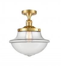 Innovations Lighting 517-1CH-SG-G542 - Oxford - 1 Light - 12 inch - Satin Gold - Semi-Flush Mount