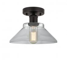 Innovations Lighting 616-1F-OB-G132 - Orwell - 1 Light - 8 inch - Oil Rubbed Bronze - Semi-Flush Mount