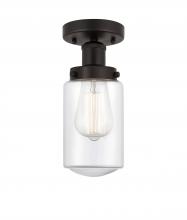 Innovations Lighting 616-1F-OB-G312 - Dover - 1 Light - 5 inch - Oil Rubbed Bronze - Semi-Flush Mount