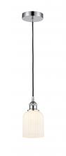 Innovations Lighting 616-1P-PC-G559-5GWH - Bridal Veil - 1 Light - 5 inch - Polished Chrome - Cord hung - Mini Pendant