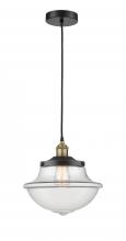 Innovations Lighting 616-1PH-BAB-G542 - Oxford - 1 Light - 12 inch - Black Antique Brass - Mini Pendant