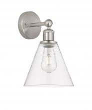 Innovations Lighting 616-1W-SN-GBC-82 - Berkshire - 1 Light - 8 inch - Satin Nickel - Sconce