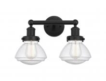 Innovations Lighting 616-2W-BK-G324 - Olean - 2 Light - 16 inch - Matte Black - Bath Vanity Light