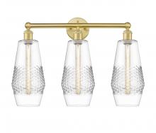 Innovations Lighting 616-3W-SG-G682-7 - Windham - 3 Light - 25 inch - Satin Gold - Bath Vanity Light
